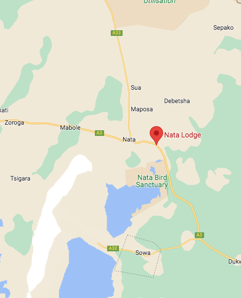 Nata Lodge Location